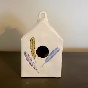 Rae Dunn Feather Birdhouse